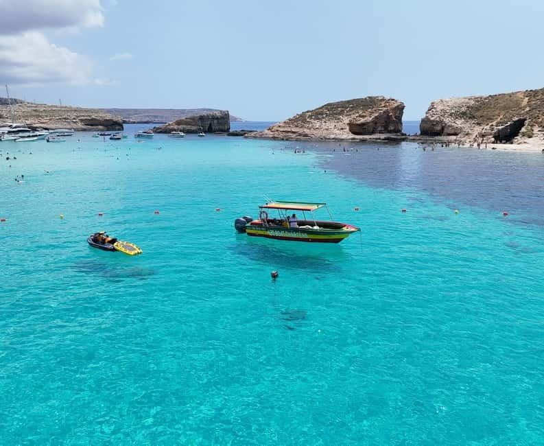 Blue Lagoon:Malta Crystal Lagoon, Comino,Private Speedboat - An In-Depth Look at the Tour