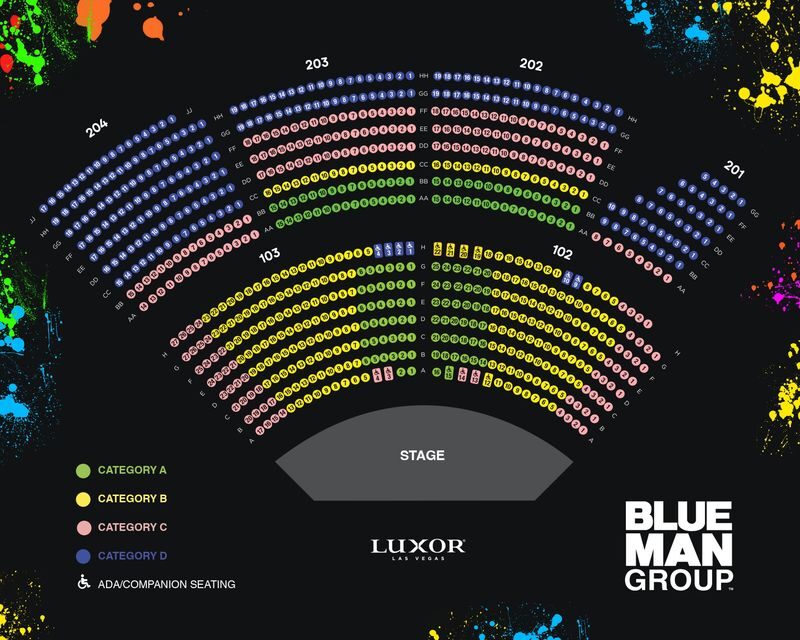 Blue Man Group Show Ticket in Las Vegas - A show built around sound, color, and surprise