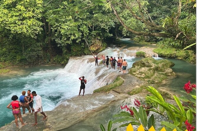 Bluehole, Secret Falls and Shopping Day Trip From Montego Bay - Itinerary Highlights