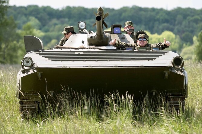 BMP Tank Driving Experience Prague - Booking Information