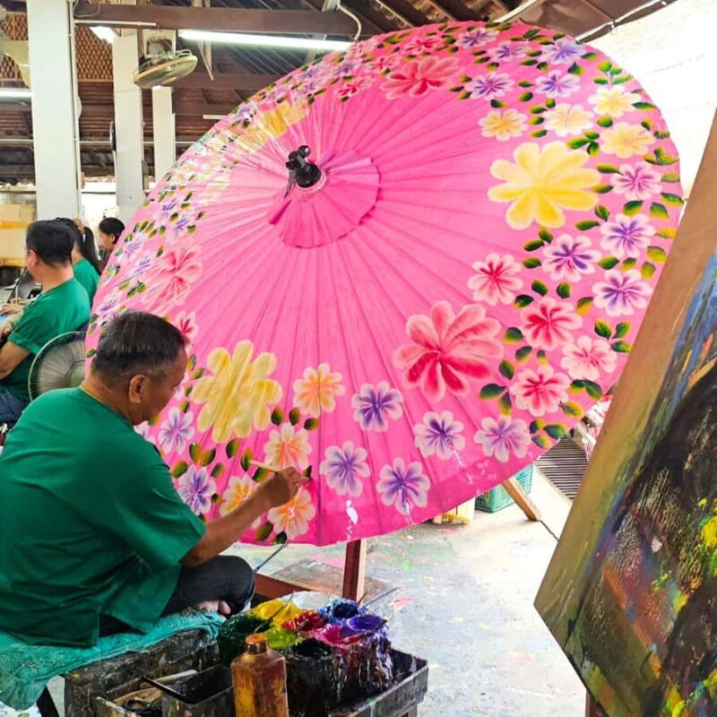 Bo Sang Umbrella Making Experience + Sticky Waterfall Tour - Introduction to the Tour Experience