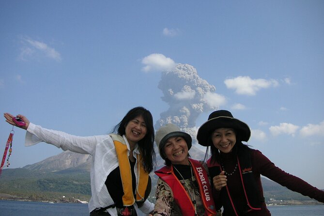 Boat Cruising in Front of the Active Volcano Sakurajima - Unforgettable Boat Cruising Experience