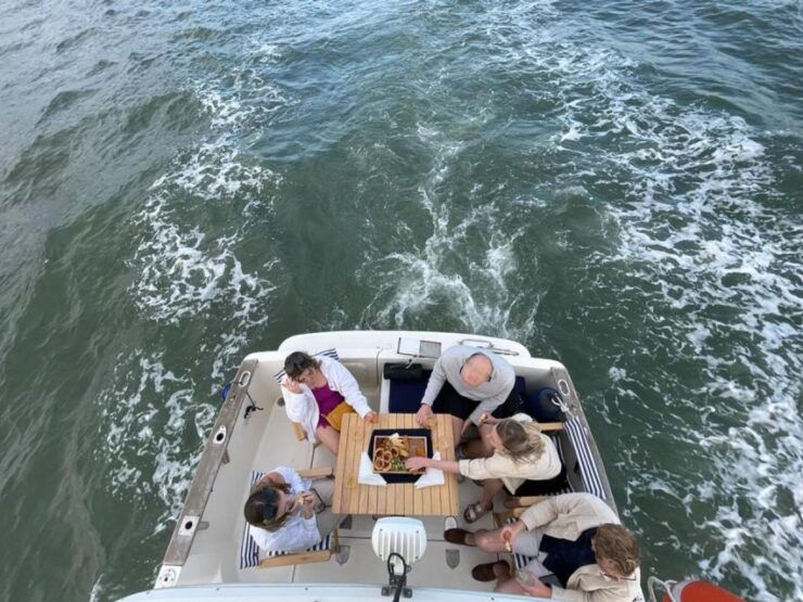 Boat Lisbon Sightseeing Tagus River Food&Drinks Diving - Tour Itinerary Overview