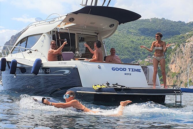 Boat Tour Cruise Swimming Snorkeling Nice Saint Jean Cap Ferrat - Swimming Opportunities