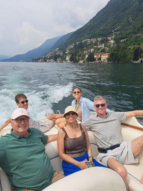 Boat Tour Lake Como 4 Hours - Included Amenities