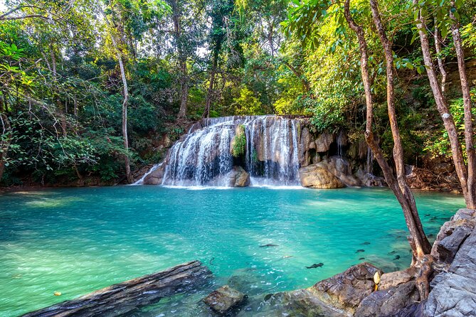 Boat Trip River Kwai and Erawan Falls Full Day Tour From Bangkok - Tour Details and Logistics