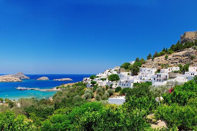 Boat Trip to LINDOS With Swimming Stops at Anthony Quinns & Tsambika Bays - The Sum Up