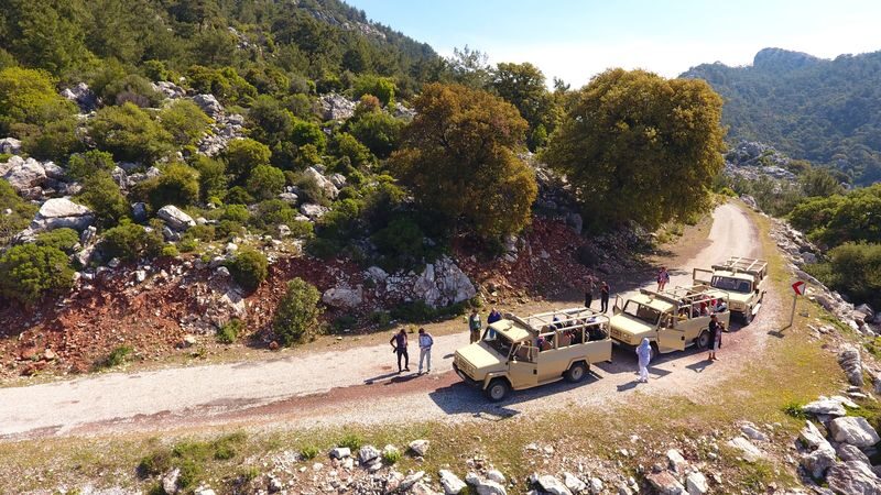 Bodrum: Full-Day Jeep Safari with Lunch and Hotel Transfer - From Bodrum Marina toward the backcountry
