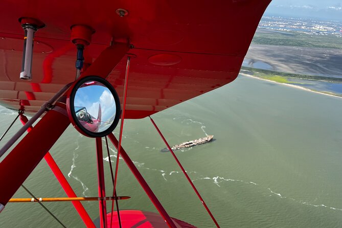 Bolivar Lighthouse Tour, Open Cockpit Biplane Ride - Inclusions in Package