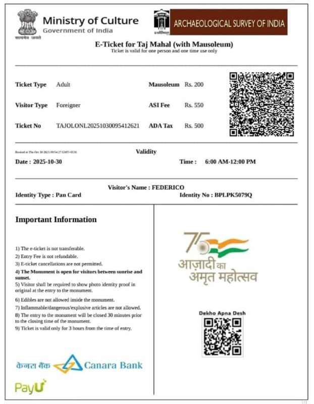 Book Entrance Tickets of Taj Mahal with Express Entry. - Introduction