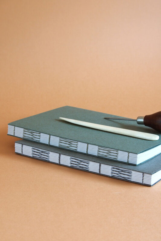 Bookbinding Workshops by Based Book Arts - A calm studio, with instruction close at hand