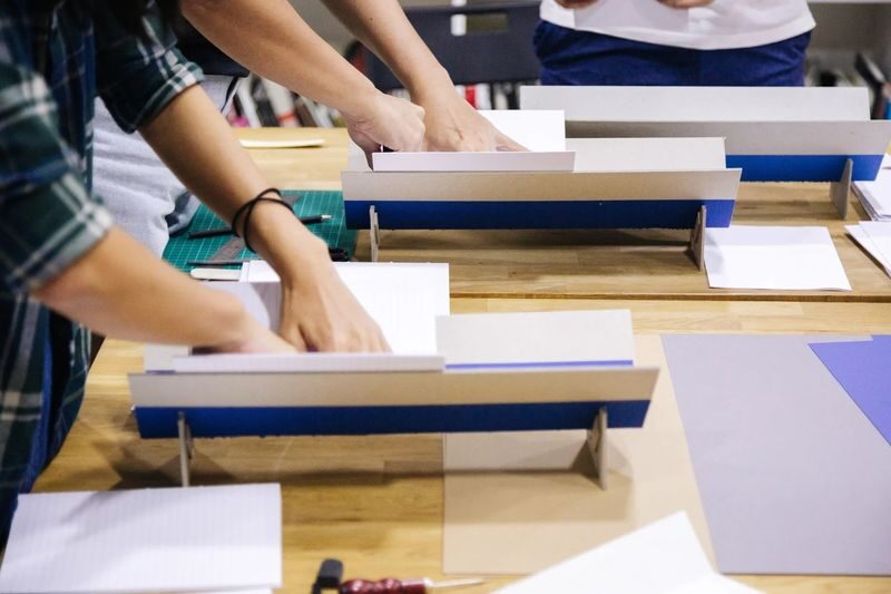 Bookbinding Workshops by Based Book Arts - Getting to the Geylang studio
