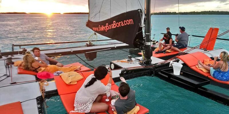 Bora Bora: Sunset Catamaran Cruise with Snacks and Drinks - Bora Bora: Sunset Catamaran Cruise with Snacks and Drinks – A Beautiful Way to End Your Day