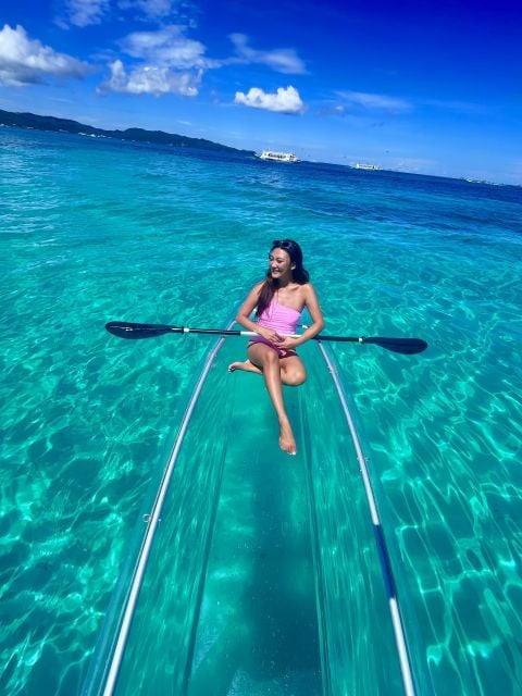 Boracay - Crystal Kayak Phot-Op Experience - Live Tour Guide