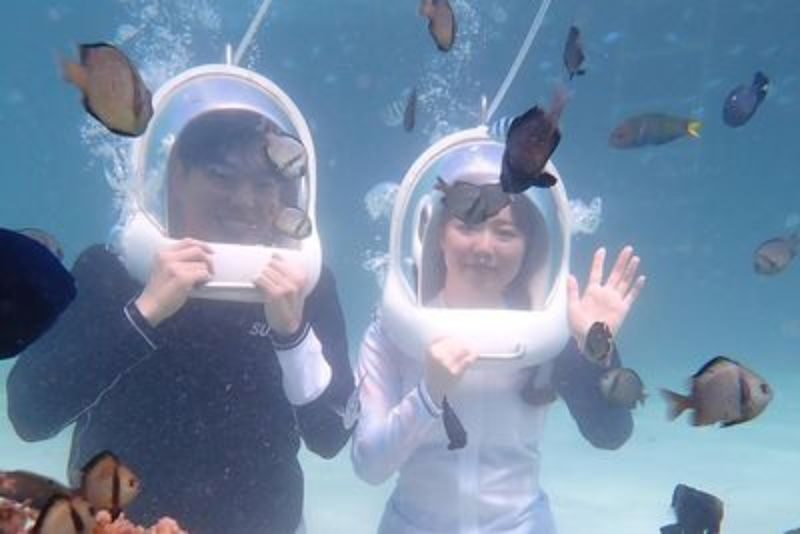 Boracay Helmet Dive Experience - From White Beach to the underwater site