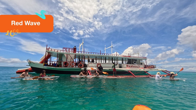 Boracay Tour Package (Island Hopping) - Crystal Cove, with an optional entrance fee