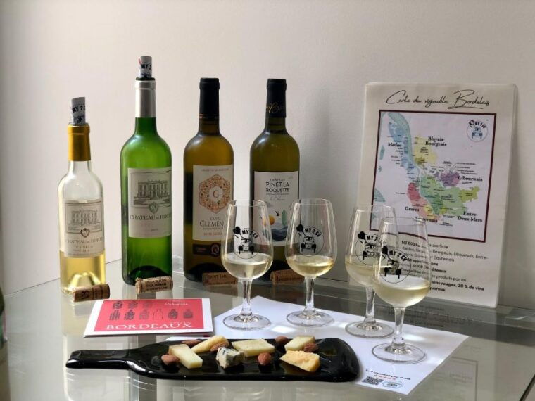Bordeaux Wines : Tasting With 4 White Wines and Cheese - The Tasting Experience: A Professional Guides Expertise