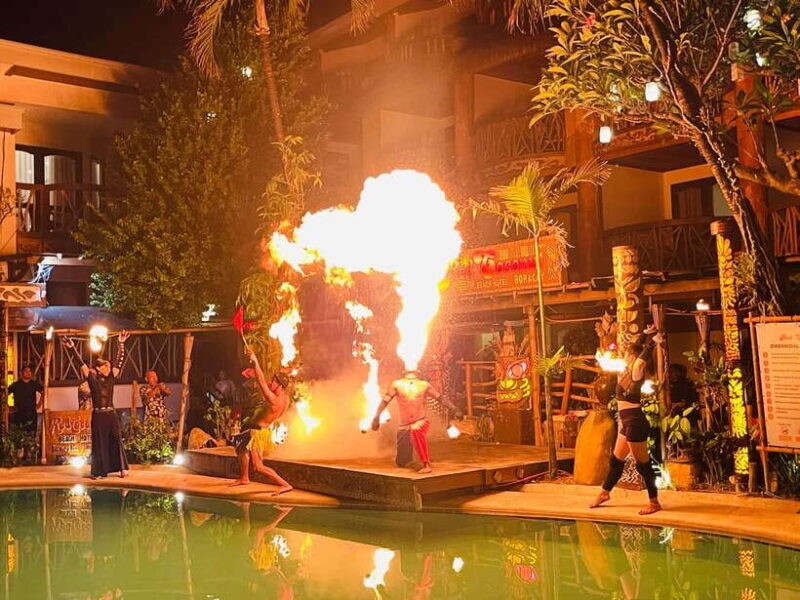 Borocay: Fire Dancing Show at Red Coconut Beach Hotel - The Performance and Its Atmosphere