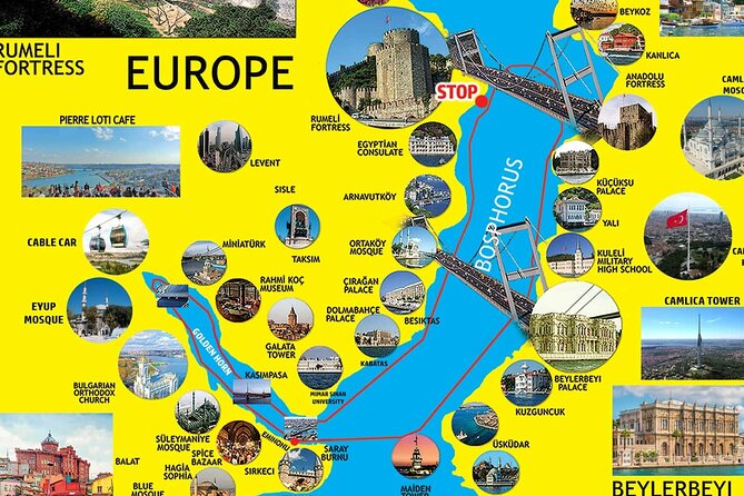 Bosphorus Cruise Boat Tour İstanbul 4H Tour And Golden Horn And Rumeli Fortress - Tour Highlights