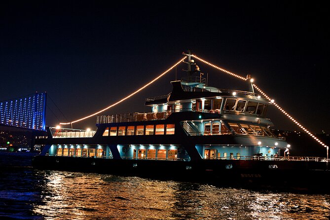 Bosphorus Dinner Cruise & Entertaintment & Private Table & Wi-Fi - Open Bar and Turkish Coffee