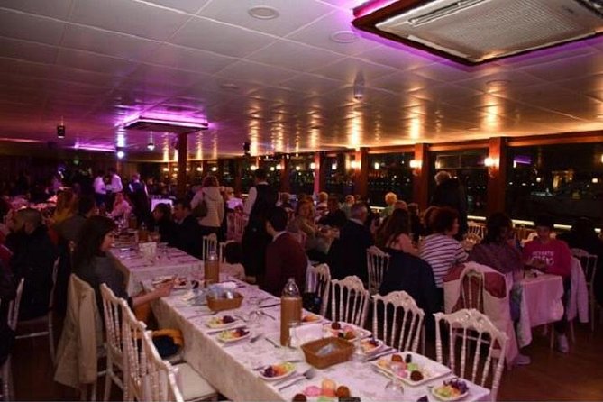 Bosphorus Dinner Cruise & Night Show From Istanbul - Onboard Dining Experience