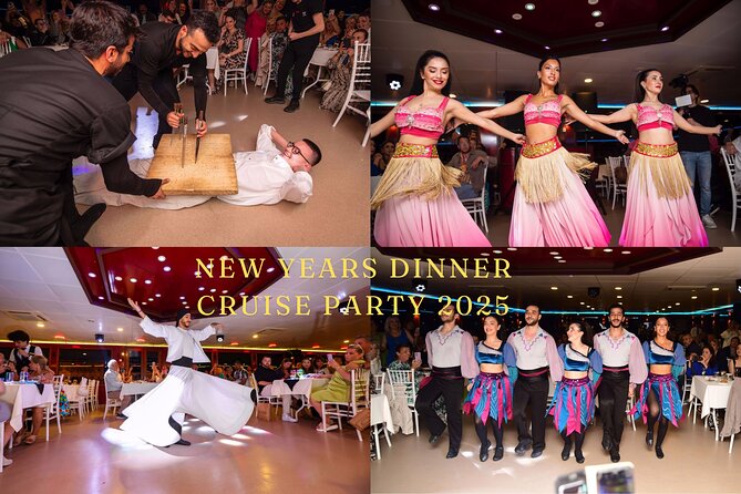 Bosphorus New Years Dinner Cruise Party in Istanbul 2025 - Inclusions