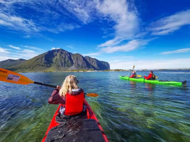Bøstad: Kayaking Tour in Lofoten With Snacks - Meeting and Equipment