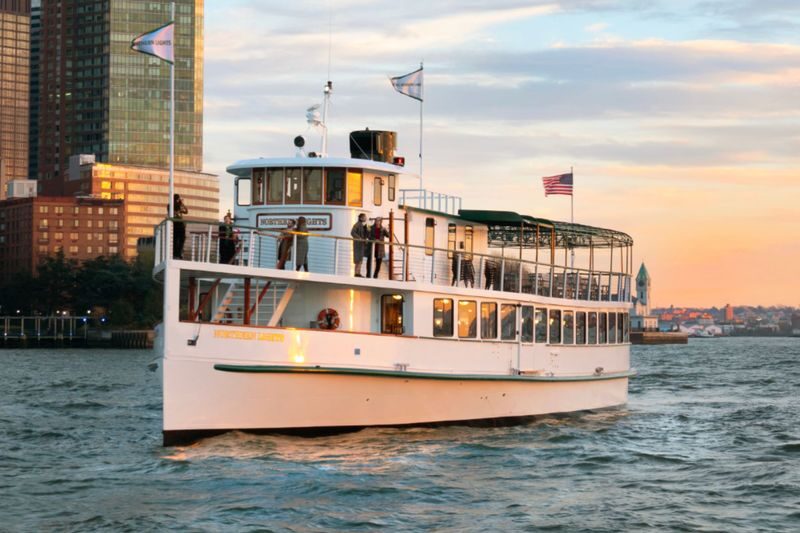 Boston Harbor Northern Lights Sunset Cruise - The inner harbor, forts, and historic ships