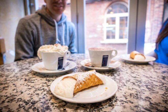 Boston: North End Food Experience With Pizza, Meats & Cheese - Cup of Cappuccino With Your Local Guide