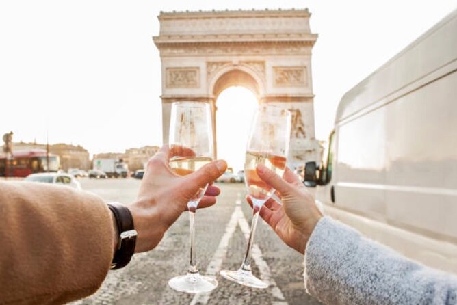 Bottomless Champagne Eiffel Tower Van Tour: All You Can Drink - The Sum Up