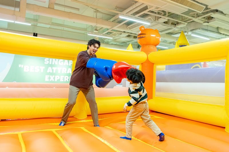 Bouncetopia by Kiztopia Hong Kong Ticket in Kai Tak AIRSIDE - Inside the castle-themed play space