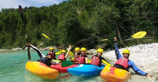 Bovec: Soča River Kayak School - Getting to the Start