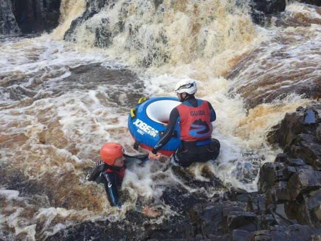 Bowlees: White Water Tubing - Highlights