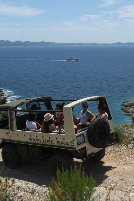 Brač: Island Exploration Tour by Four-Wheel Drive Jeep - Old Roman Harbor and Olive Fields