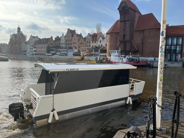 Brand New Tiny Water Bus on Motława River in Gdańsk - Itinerary and Highlights