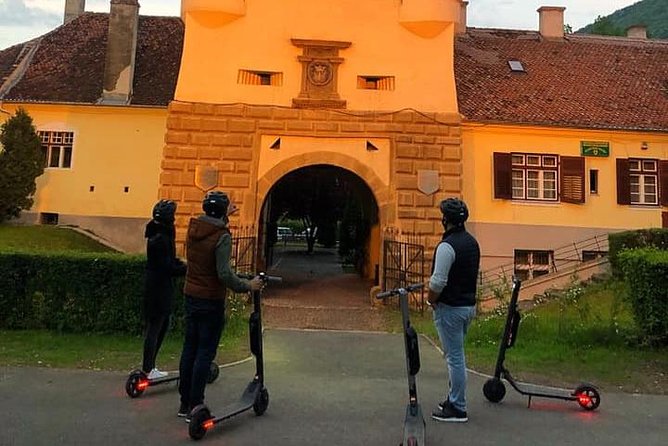 Brasov Old Town Guided Tour With Electric Scooters - Tour Inclusions