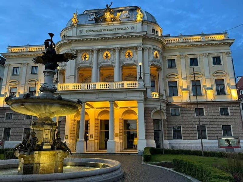 Bratislava: Guided Walking Tour at Night with Old Town - The Final Stop: A Taste of Slovakian Wine