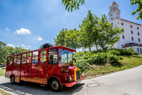 Bratislava: Sightseeing Bus Tour and City Cruise - River and Bridge Views