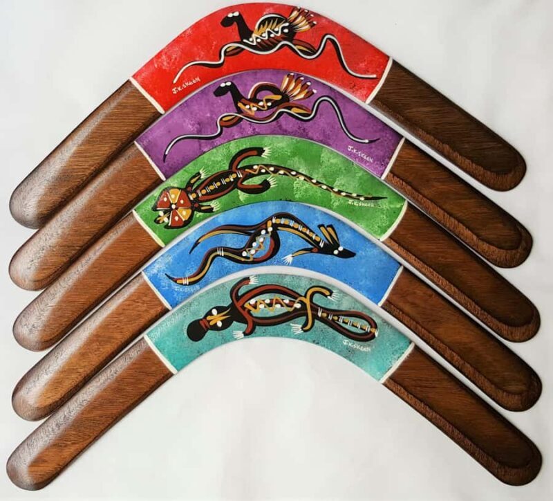 Brisbane: Aboriginal Boomerang Throwing Class with Pickup - The Custom Boomerang: A Colorful Keepsake