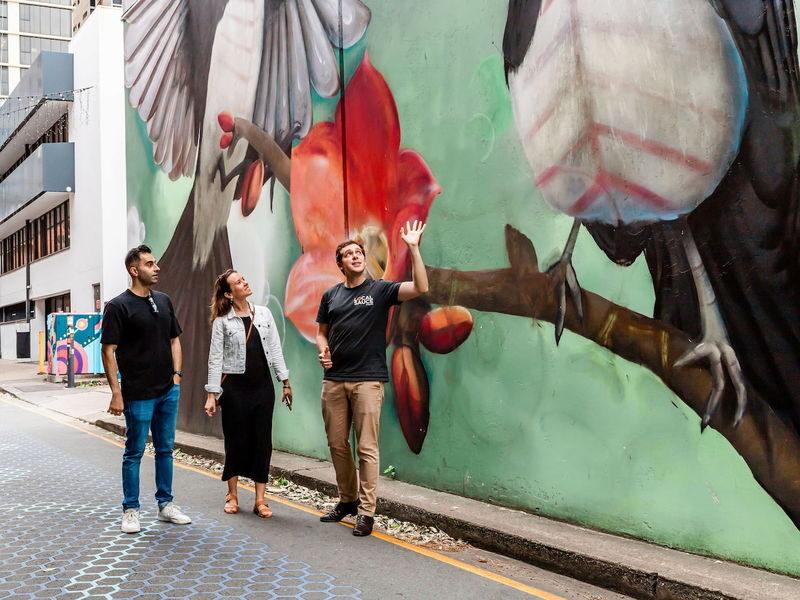Brisbane Small Bars and Street Art Evening Tour - Start in Burnett Lane, then follow the route