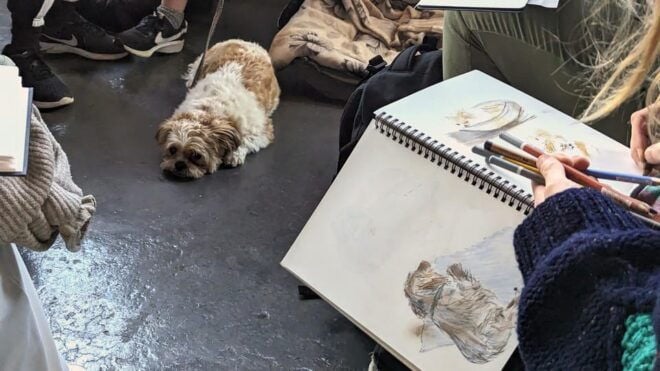 Bristol: Dog Life Drawing Led by Local Artist Cai Burton - Restrictions