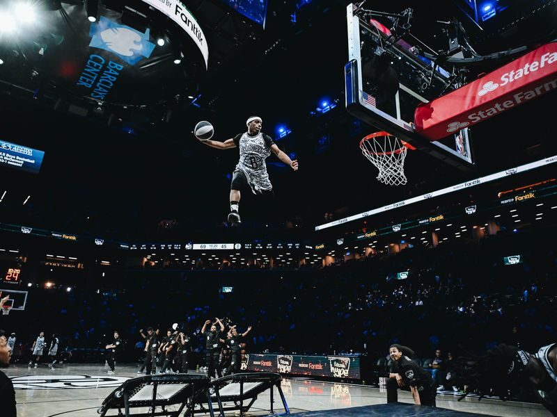 Brooklyn Nets Basketball Game at Brooklyn Nets - The game is the main event