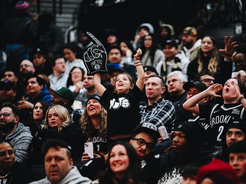 Brooklyn Nets Basketball Game at Brooklyn Nets - The feel of a Nets game night