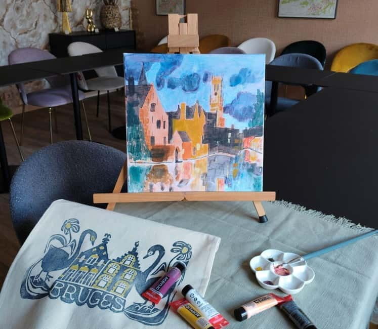 Bruges: Paint and Sip with Champagne and Chocolate - Good To Know