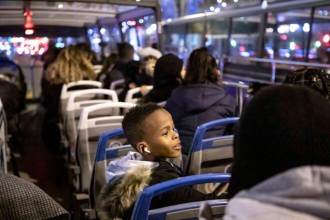 Brussels: Open Top Christmas Lights Tootbus Tour - Festive Atmosphere