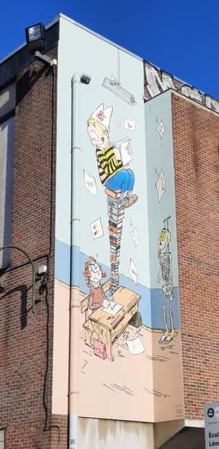 Brussels Walking tour Comic strip - The Itinerary in Detail