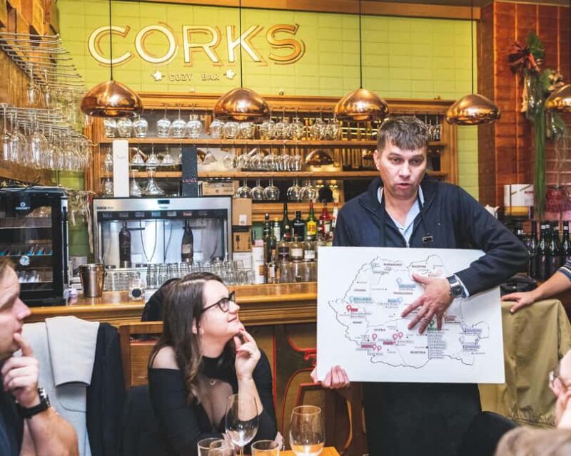 Bucharest: Dracula's Food & Wine Tasting Experience - Setting and Venue: Corks Cozy Winebar