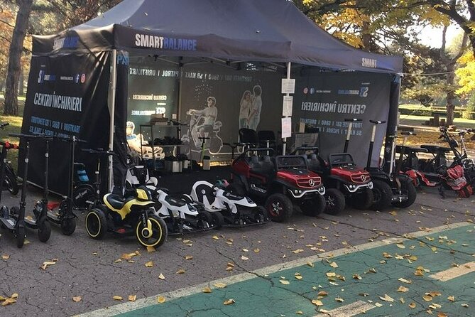 Bucharest Electric City Tour + SB Electric Center No Need Driver Licence #Green - Frequently Asked Questions