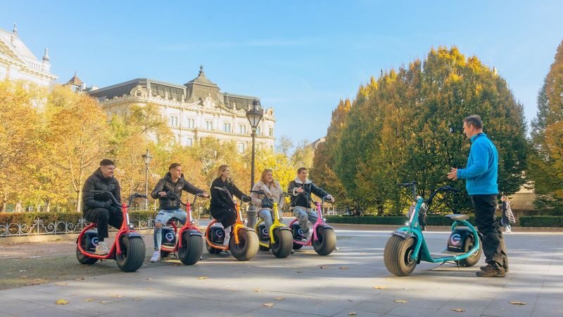 Budapest City Tours on MonsteRoller E-Scooters - St. Stephen’s Basilica, Liberty Square, and Parliament