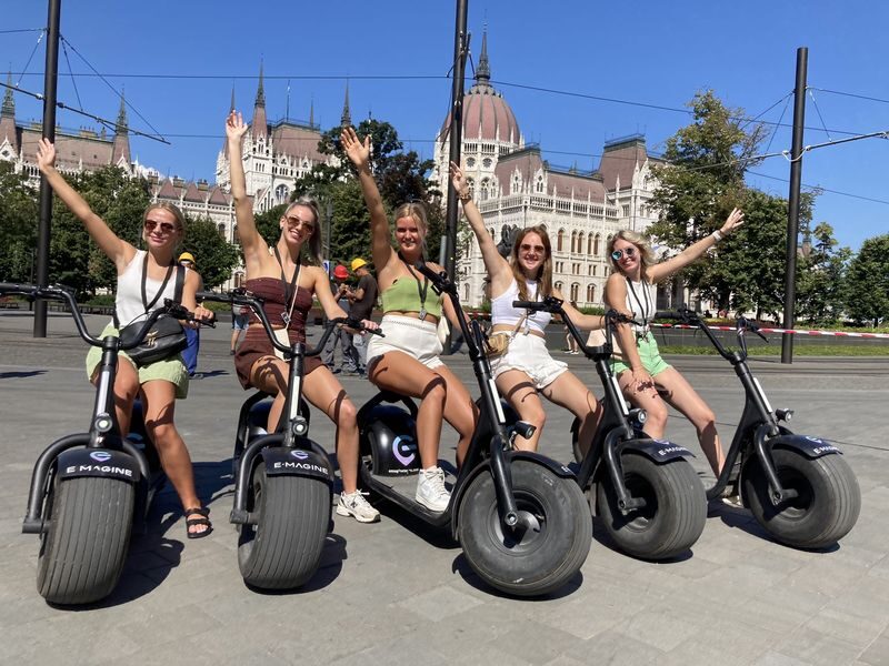 Budapest City Tours on MonsteRoller E-Scooters - Who will enjoy this ride most
